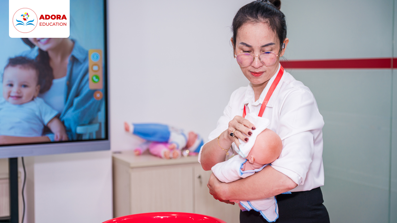 bé ngủ đủ giấc khoẻ mạnh