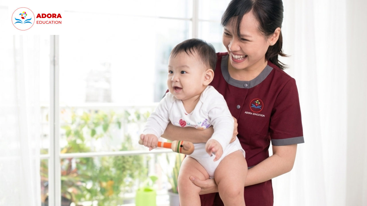 mẹ nhẹ nhàng hơn khi có cô bảo mẫu 