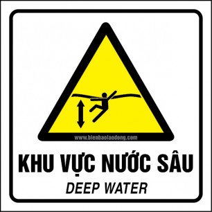 cảnh báo nước sâu nguy hiểm 