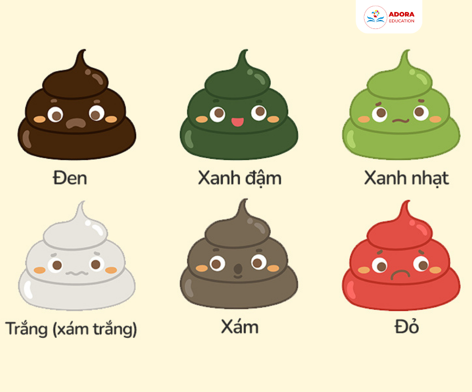 màu phân trẻ sơ sinh khi nào bình thường khi nào đáng chú ý