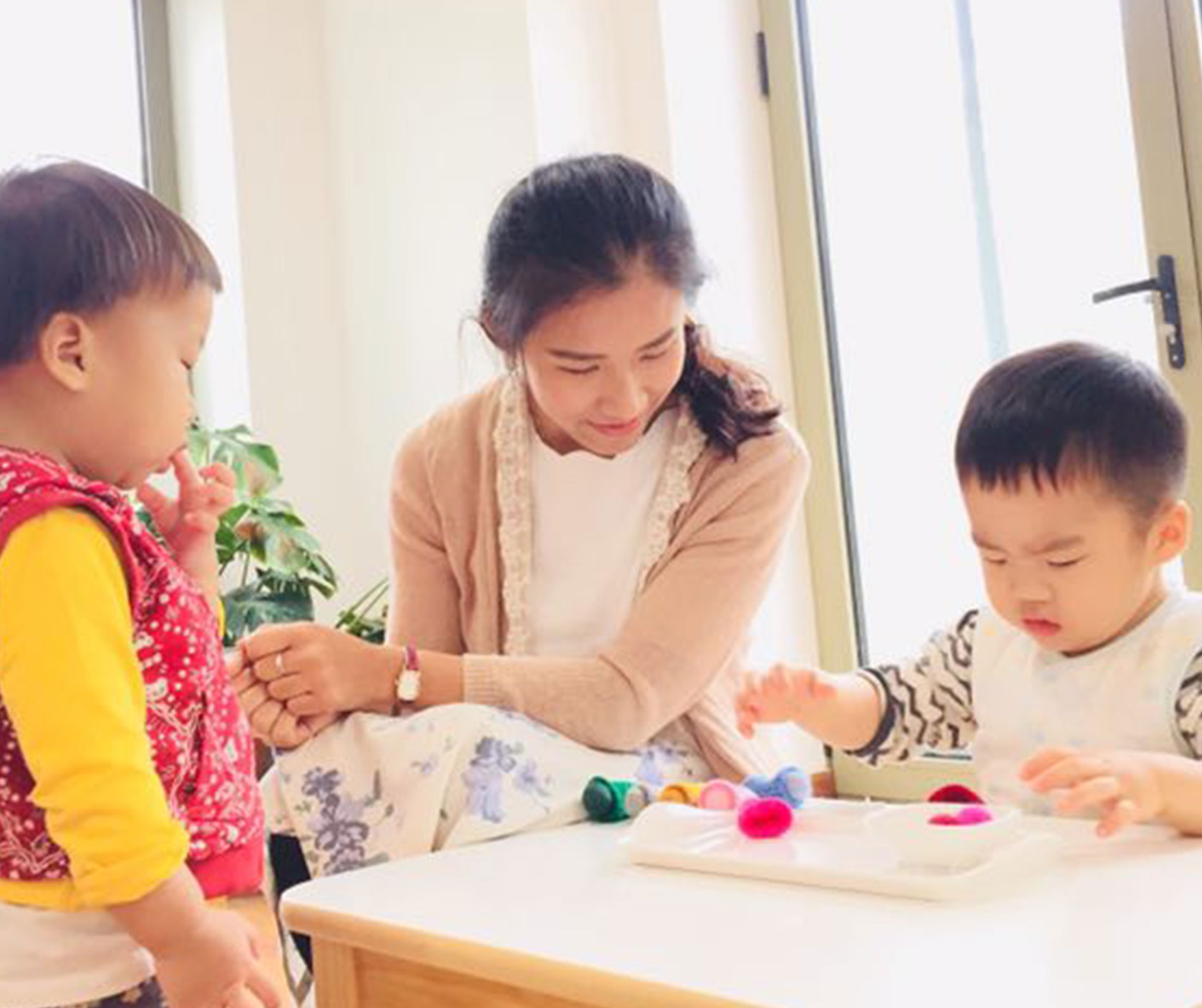 montessori theo từng độ tuổi